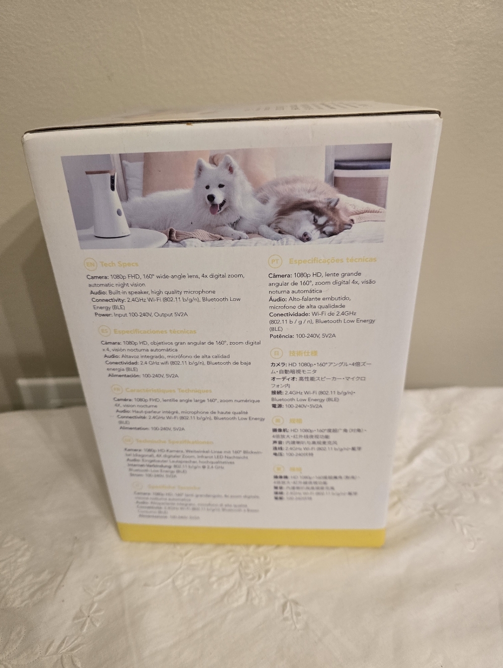 New In BOX Furbo Dog Camera - White with Brown Top - Picture 4 of 4